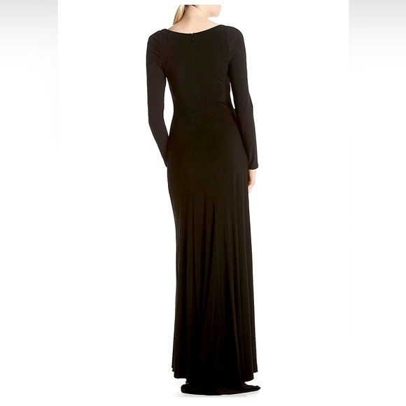 VERA WANG Women's Long Sleeve Matte Jersey Cowl Neck Gown / Size 6, 8, 14 NWT - Picture 5 of 11